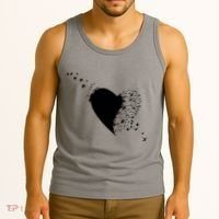 Bird Flocking Heart Tank Top thumb 3
