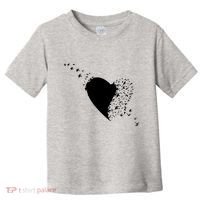 Bird Flocking Heart Toddler T-Shirt thumb 0