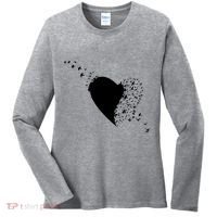 Bird Flocking Heart Women's Long Sleeve Shirt thumb 0