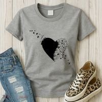 Bird Flocking Heart Women's T-Shirt thumb 3