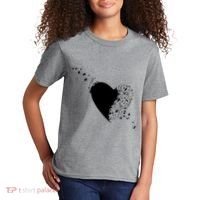 Bird Flocking Heart Kids T-Shirt thumb 2