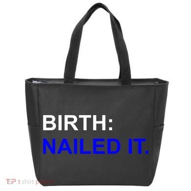 Birth: Nailed It. Funny Tote Bag