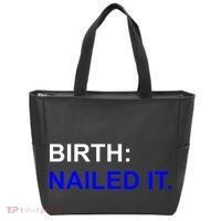 Birth: Nailed It. Funny Tote Bag thumb 0