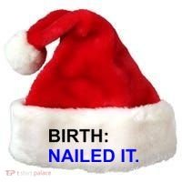Birth: Nailed It. Funny Santa Hat thumb 0
