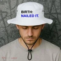 Birth: Nailed It. Funny Bucket Hat thumb 2