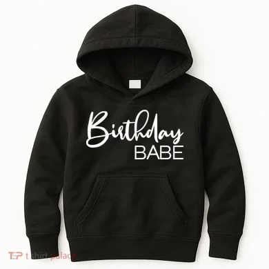 Birthday Babe Kids Hoodie