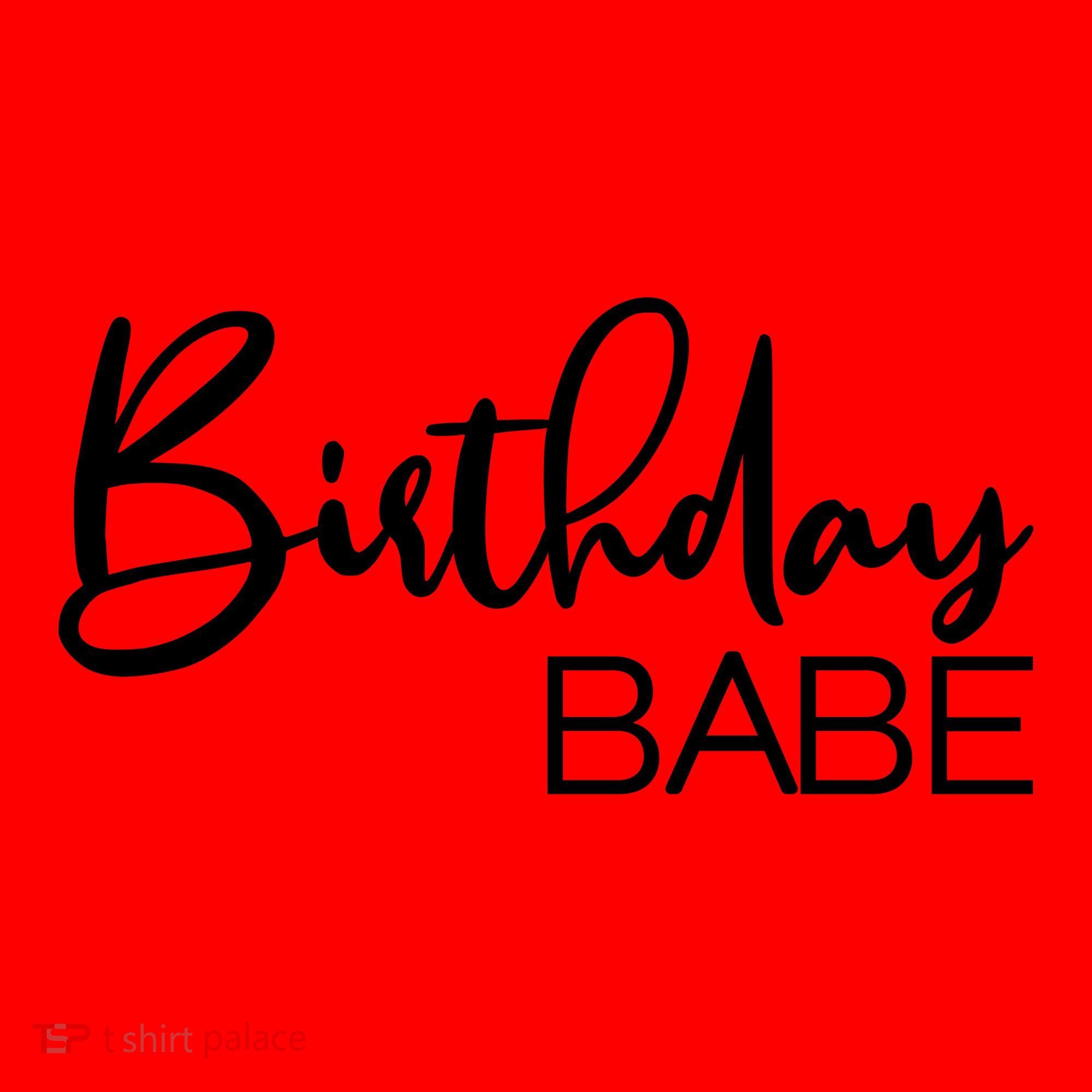 Birthday Babe Santa Hat