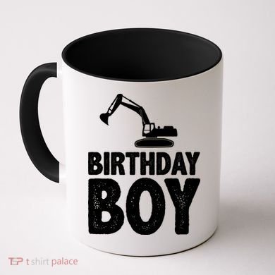 Birthday Boy Construction Crew Coffee Mug