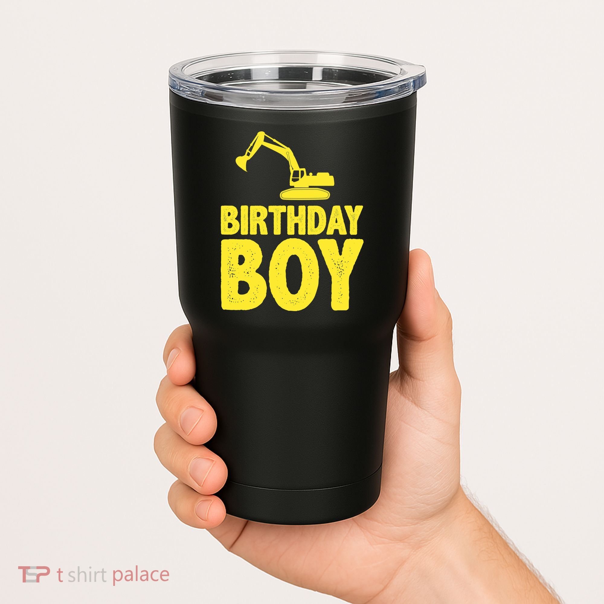 Birthday Boy Construction Crew Tumbler