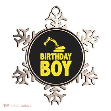 Birthday Boy Construction Crew Ornament