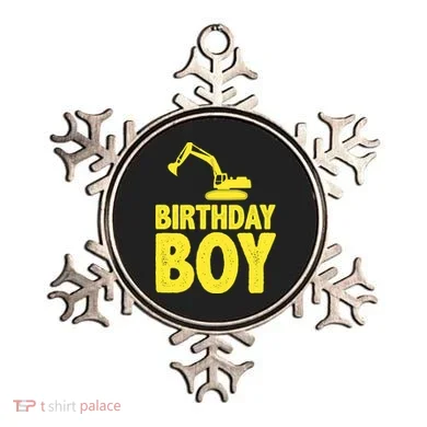 Birthday Boy Construction Crew Ornament