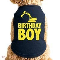 Birthday Boy Construction Crew Doggie Tank thumb 0