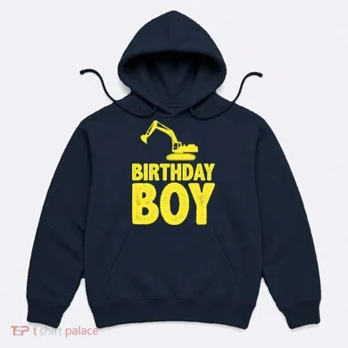 Birthday Boy Construction Crew Hoodie