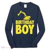 Birthday Boy Construction Crew Long Sleeve Shirt thumb 0