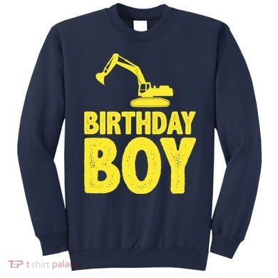 Birthday Boy Construction Crew Sweatshirt