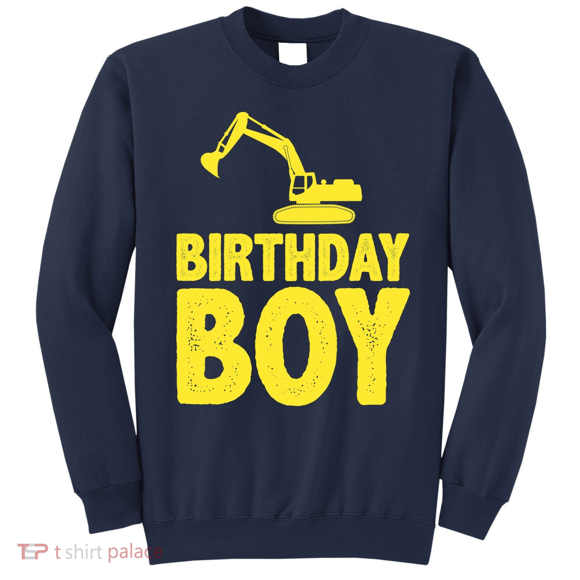 Birthday Boy Construction Crew Sweatshirt