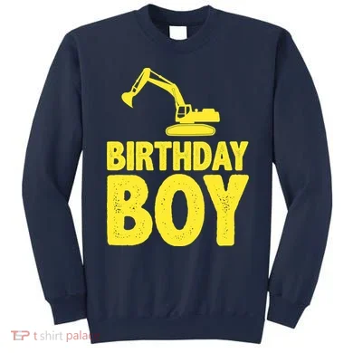 Birthday Boy Construction Crew Sweatshirt