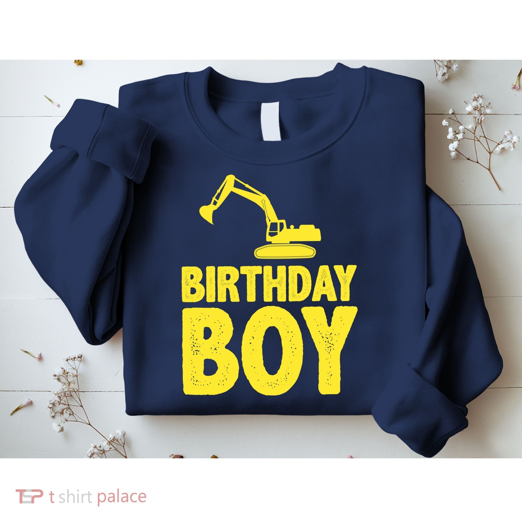 Birthday Boy Construction Crew Sweatshirt