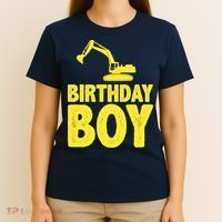 Birthday Boy Construction Crew T-Shirt thumb 4