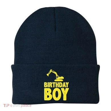 Birthday Boy Construction Crew Beanie