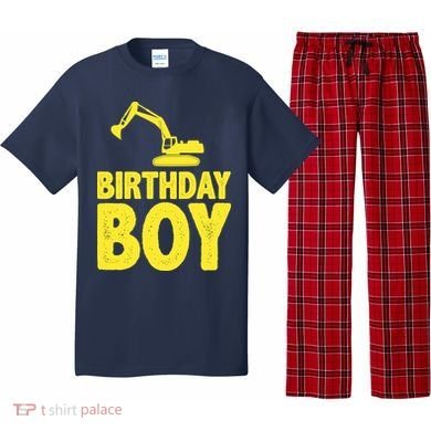 Birthday Boy Construction Crew Pajama Set