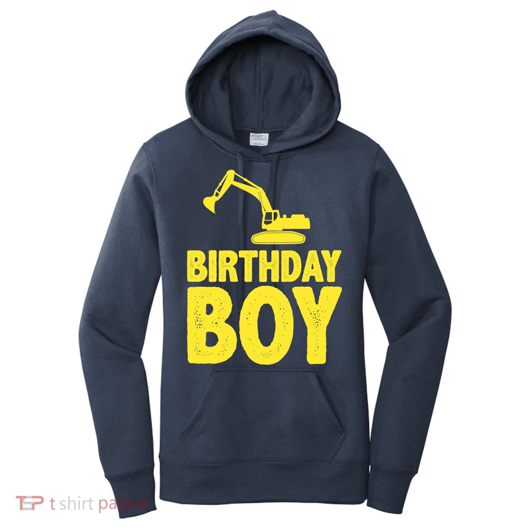 Birthday Boy Construction Crew Women's Hoodie