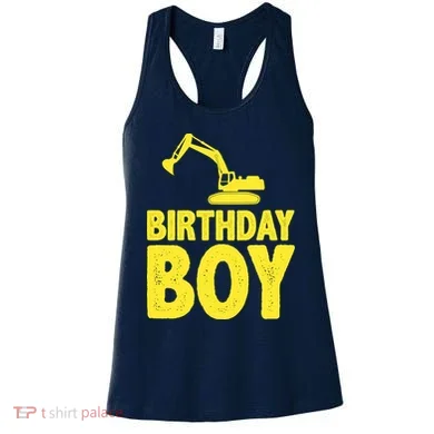 Birthday Boy Construction Crew Women's Tank Top