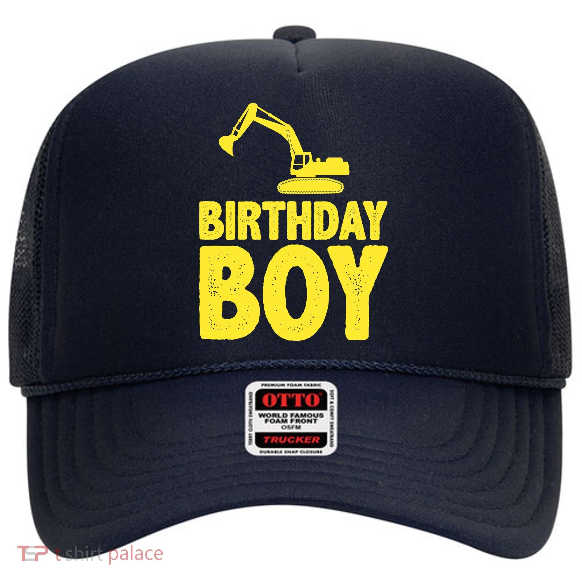 Birthday Boy Construction Crew Hat