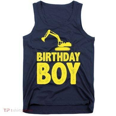 Birthday Boy Construction Crew Tank Top