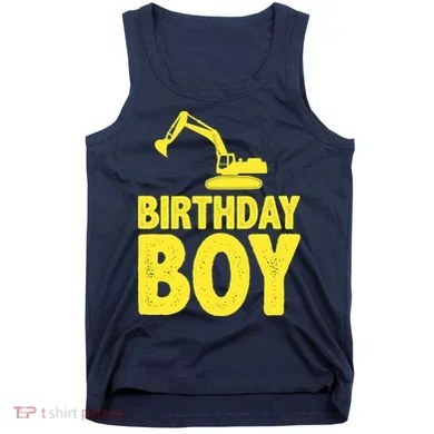Birthday Boy Construction Crew Tank Top