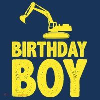 Birthday Boy Construction Crew Golf Towel thumb 3
