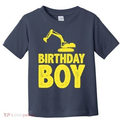 Birthday Boy Construction Crew Toddler T-Shirt