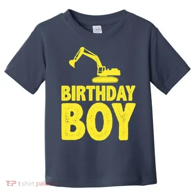 Birthday Boy Construction Crew Toddler T-Shirt