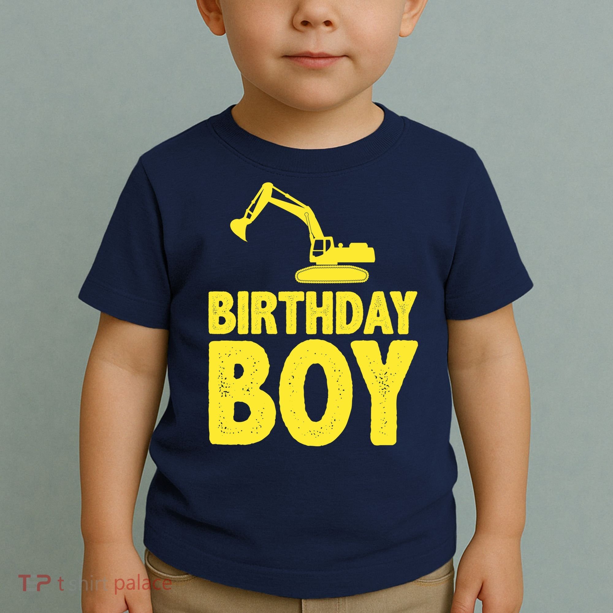 Birthday Boy Construction Crew Toddler T-Shirt