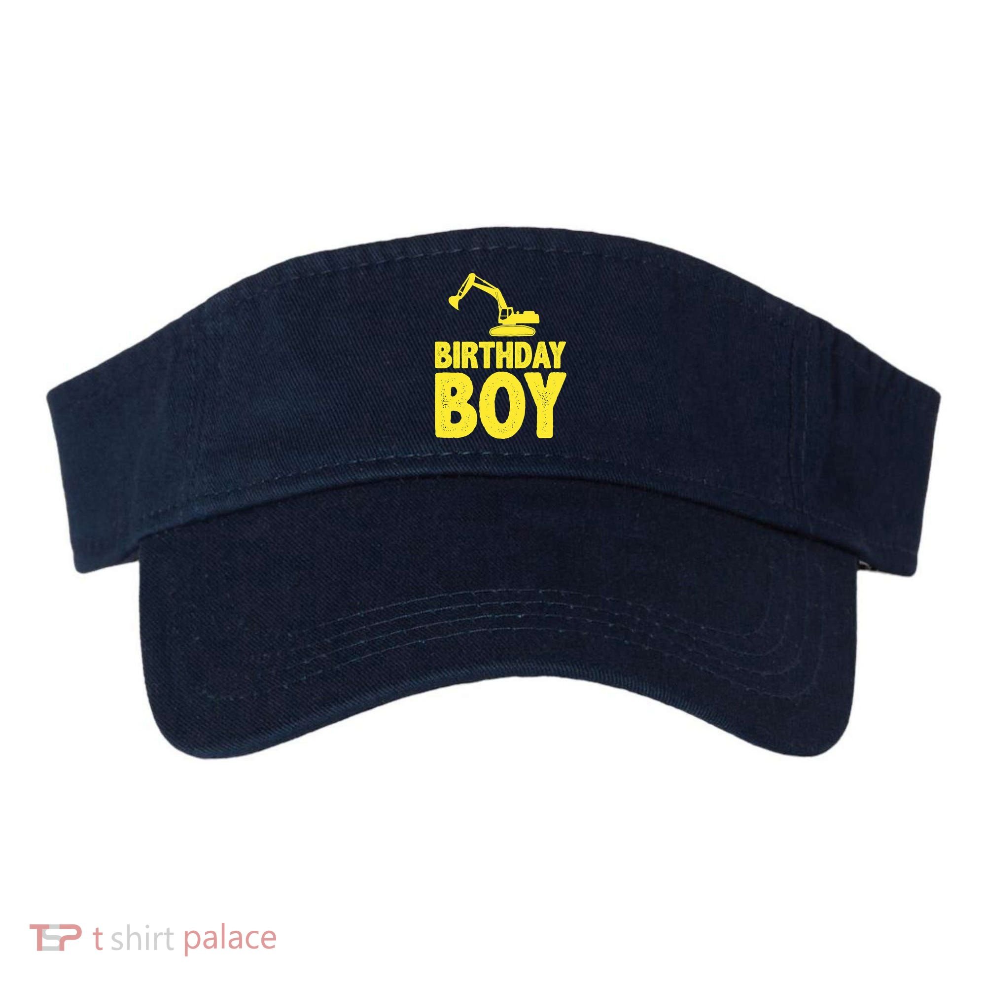 Birthday Boy Construction Crew Visor