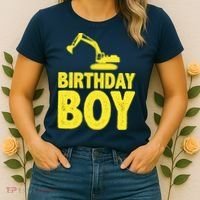Birthday Boy Construction Crew Women's T-Shirt thumb 2