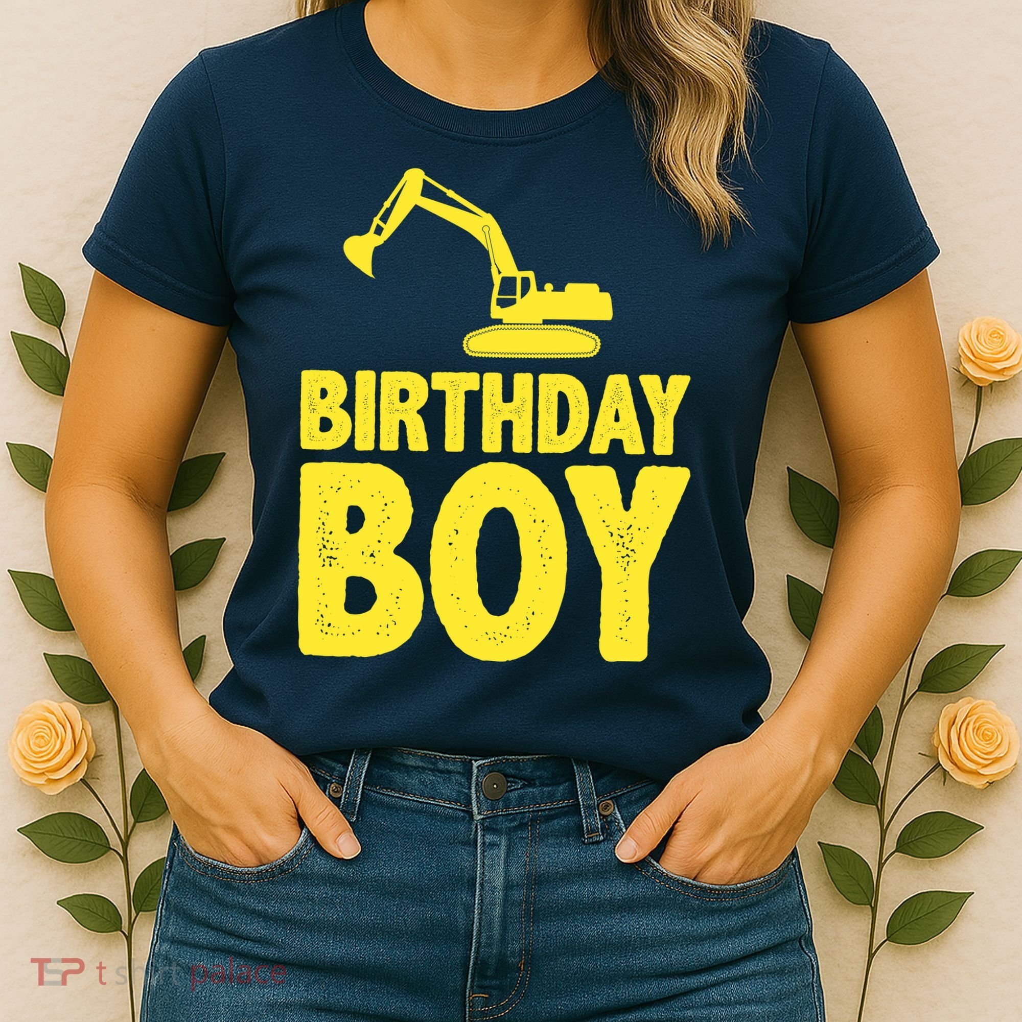 Birthday Boy Construction Crew Women's T-Shirt