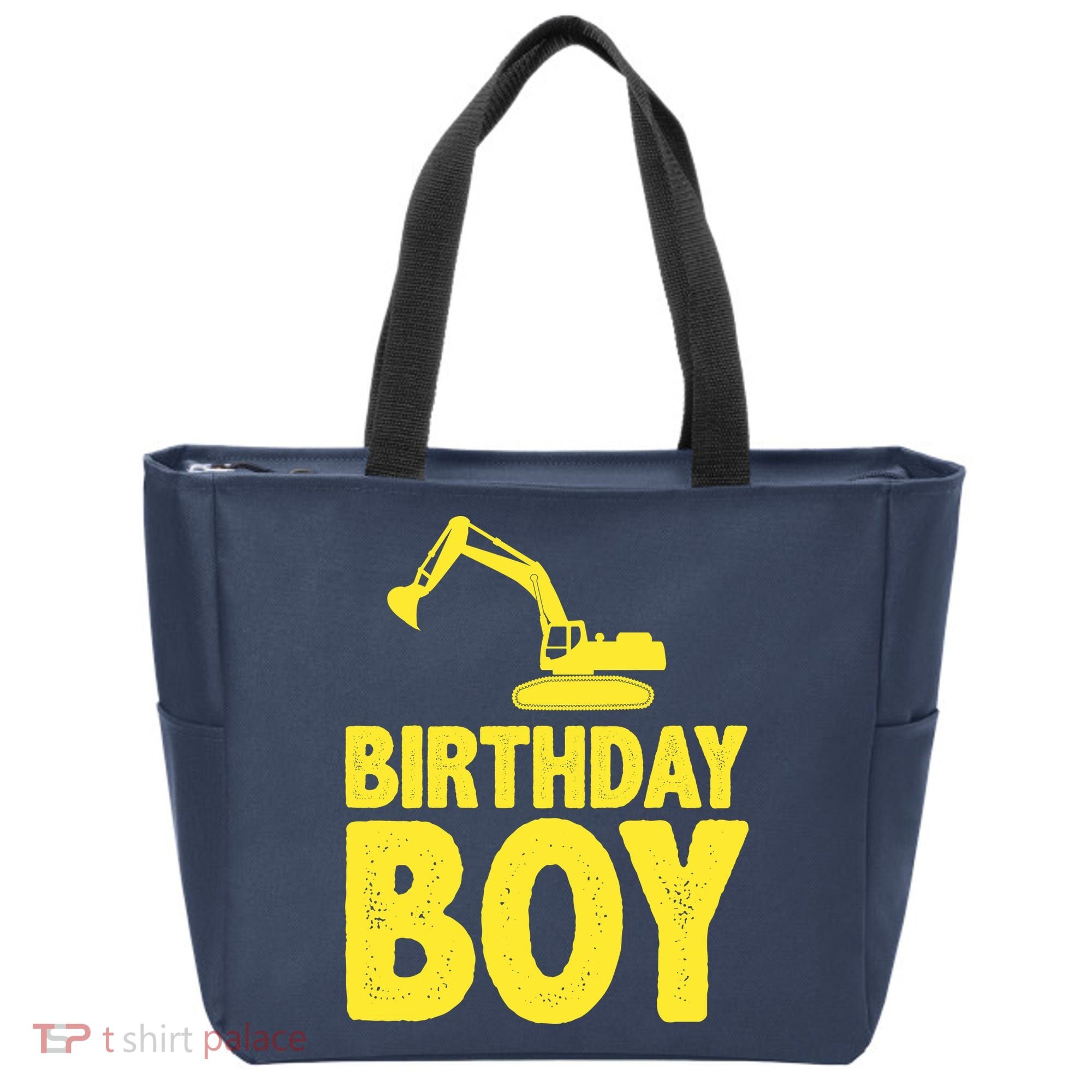 Birthday Boy Construction Crew Tote Bag