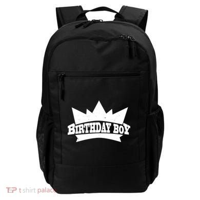 Birthday Boy Crown Classic Logo Backpack
