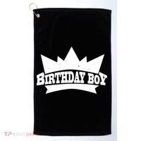 Birthday Boy Crown Classic Logo Golf Towel thumb 0