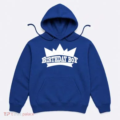 Birthday Boy Crown Classic Logo Hoodie