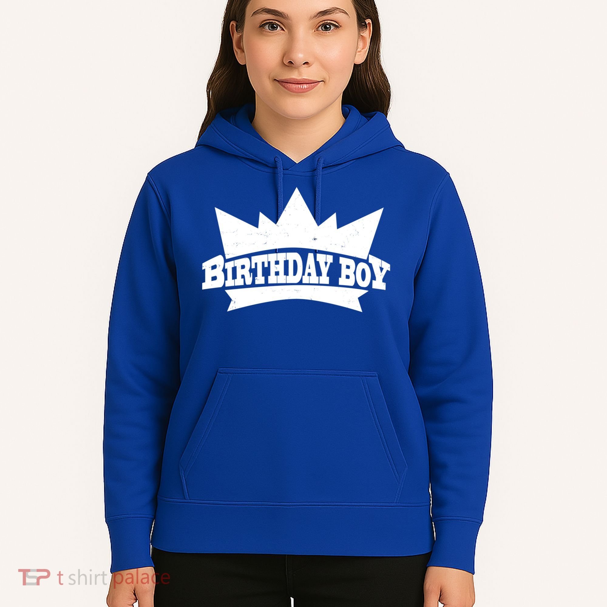 Birthday Boy Crown Classic Logo Hoodie
