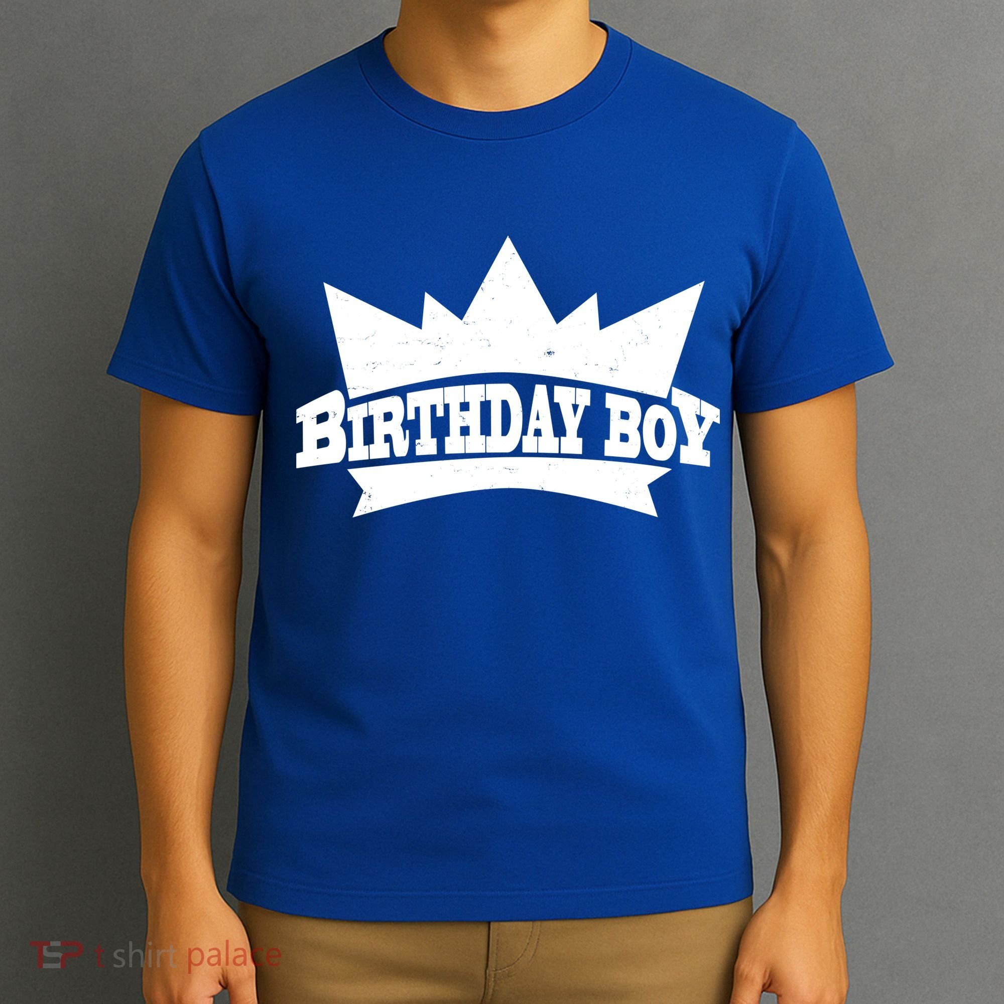 Birthday Boy Crown Classic Logo T-Shirt