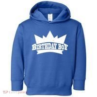 Birthday Boy Crown Classic Logo Toddler Hoodie thumb 0