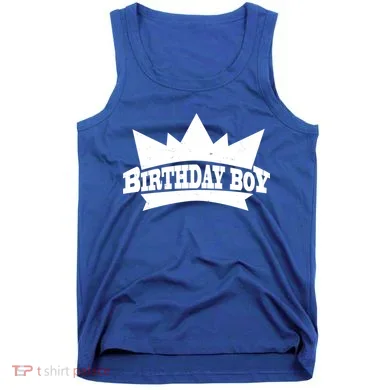 Birthday Boy Crown Classic Logo Tank Top