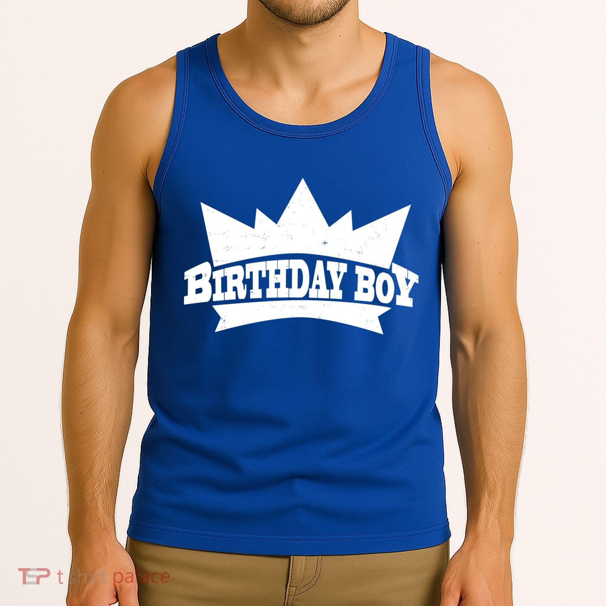 Birthday Boy Crown Classic Logo Tank Top