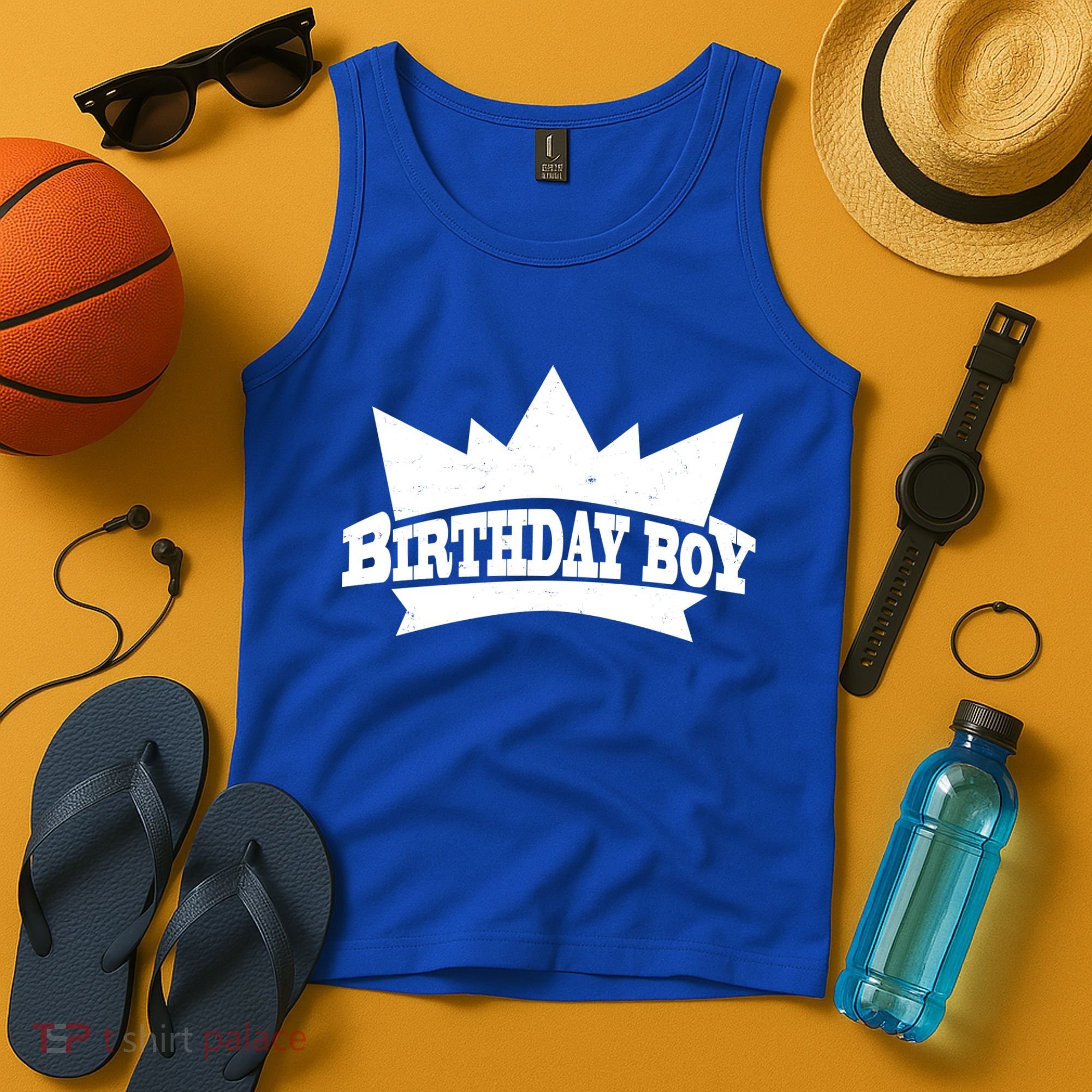 Birthday Boy Crown Classic Logo Tank Top