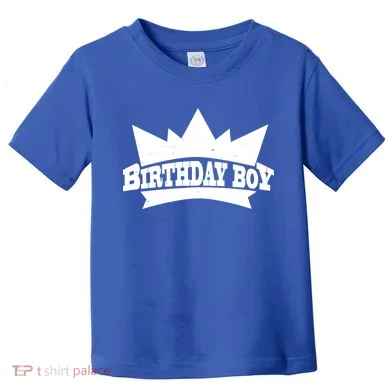 Birthday Boy Crown Classic Logo Toddler T-Shirt