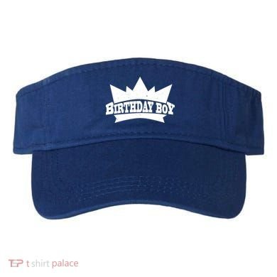 Birthday Boy Crown Classic Logo Visor