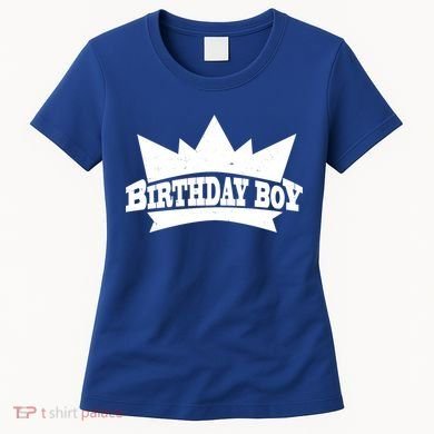 Birthday Boy Crown Classic Logo Women's T-Shirt